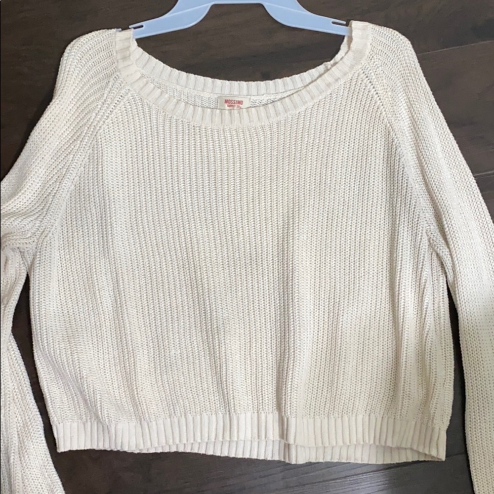 Cream cropped sweater